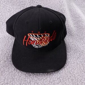The Hundreds Black Snapback Hat Basketball‎ Court Logo One Size Fits All Men